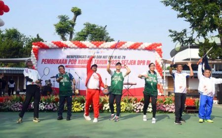 Buka POR 2023, Sekjen DPR RI Tekankan Pentingnya Hidup Sehat