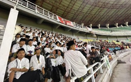 Ribuan Santri di Jatim Datangi GBT, Nonton Langsung Laga Timnas Indonesia vs Turkmenistan