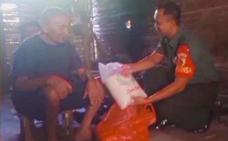 Babinsa Masuk Dapur, Kodim 0802/Ponorogo Jalin Kekeluargaan Bersama Warga Desa Binaan