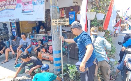 KSM&#45;T Unisma Malang Kelompok 31 Melakukan Peningkatan Fasilitas Desa