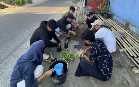 KSM-T Unisma Malang Mengadakan Pemberdayaan Masyarakat Lewat Penghijauan Sayuran Organik