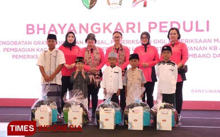 Mengintip Kegiatan Ibu Kapolri Rayakan Hari Bhayangkari di Banyuwangi