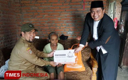 Wujud kontrobusi kepada masalah masyarakat, H. Puguh Wiji Pamungkas salurkan Bantuan Pangan