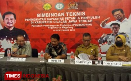 Kelompok Wanita Tani Cilacap Ikuti Bimtek Penyuluhan Petani