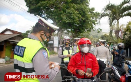 Polres Pacitan Tindak Ribuan Pelanggar Selama Operasi Zebra Semeru 2023