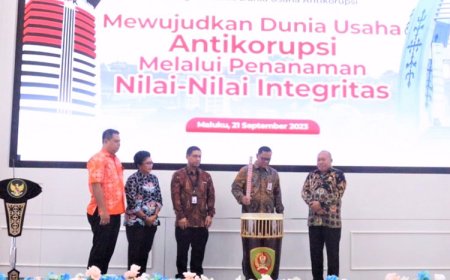 KPK dan Pemprov Maluku Kolaborasi Gelar Bimtek Dunia Usaha Anti Korupsi