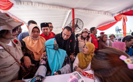 Warga Antusias Ikuti Baksos Kapal Laksamana Malahayati, Eri Cahyadi: Terima Kasih PDIP!