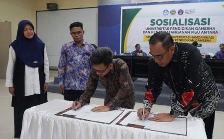 Tingkatkan Kualitas, Pascasarjana Universitas Hamzanwadi Teken MoA dengan Undiksha