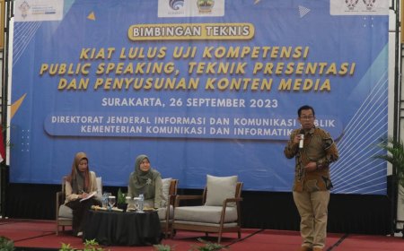 Antisipasi Kekuatiran Gagal Hadapi Kompetensi, Pranata Humas Diminta Perkuat Teknik Presentasi