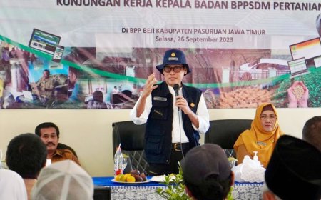 Kunjungi BPP Beji Pasuruan, Kementan Ajak Genjot Produktivitas Pertanian dengan Rabigabah dan Smart Farming