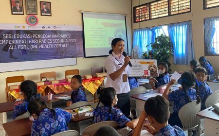 Kota Denpasar Edukasi 1.200 Siswa SD tentang Bahaya Rabies