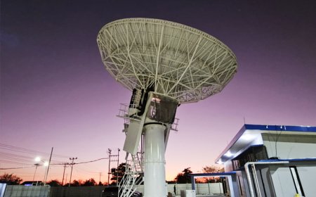 Stasiun Pengendali Bumi SATRIA-1 Rampung Pemeriksaaan Kesiapan Beroperasi