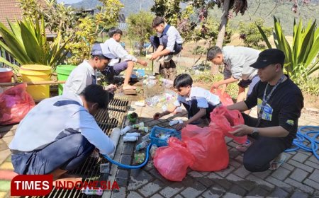 Siswa SMP di Kota Batu Diajari Bijak Kelola Sampah