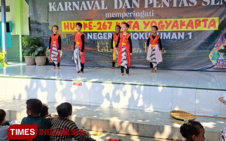 Meriahkan HUT ke-267 Kota Yogyakarta, Pelajar SDN 1 Pujokusuman Gelar Pentas Seni