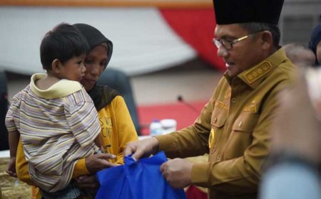 Pemkot Gorontalo Berikan Bantuan ke Balita Berisiko Stunting