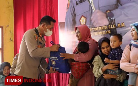 Polres Tasikmalaya Bangun Sinergi Atasi Stunting dengan Bantuan Pangan Bergizi