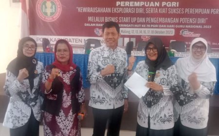 PGRI Kab Malang Gelar Workshop Kewirausahaan: Kiat Sukses dalam Berbisnis