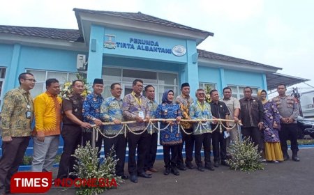 Persemian Gedung Baru Perumda Tirta Al&#45;Bantani, Bupati Minta Pelayanan Ditingkatkan