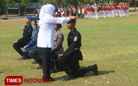 Pembaretan Siswa SMA Taruna, Berikut Pesan Gubernur Jatim