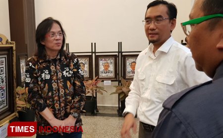 14 Lukisan QR Art Rektor UB Wujudkan Archivum est Potentia