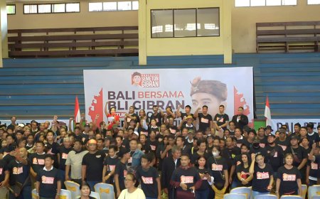 Untuk Indonesia Terus Melaju, Warga Bali Deklarasi Dukung Gibran