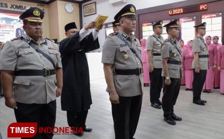 Mutasi di Polres Jombang, Ini Nama-Nama Pejabat yang Dirotasi