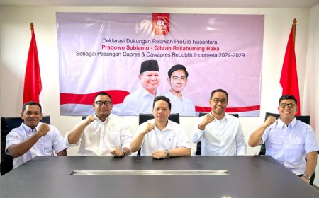 Relawan ProGib Nusantara Deklarasi Dukungan Prabowo&#45;Gibran
