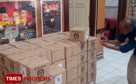 Logistik Mulai Dikirim, KPU Kota Malang Baru Terima 4.904 Botol Tinta Pemilu 2024