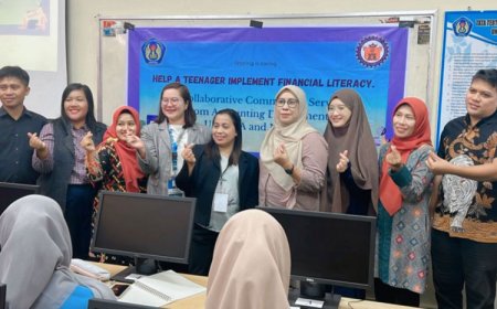 Prodi Akuntansi FEB UNIPMA dan NEUST Filipina Kolaborasi Pengabdian Financial Literacy For Teenagers