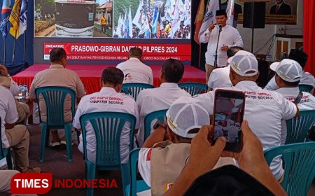 Dewan Pakar Gerindra Gelar Nobar Pendaftaran Prabowo-Gibran di Sidoarjo