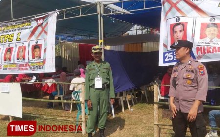 Jamin Keamanan Pilkades, Polisi Banyuwangi Blusukan ke Pelosok Desa