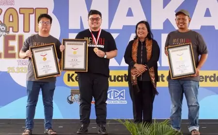 Penyajian Sate Lele Terbanyak di Kabupaten Kediri Pecahkan Rekor MURI