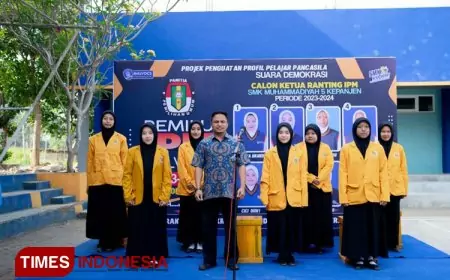SMK Muhammadiyah 5 Kepanjen Belajar Suara Demokrasi Lewat Pemilihan Pengurus IPM