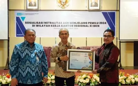 Pemerintah Kota Gorontalo Dapat Penghargaan BKN Award 2023