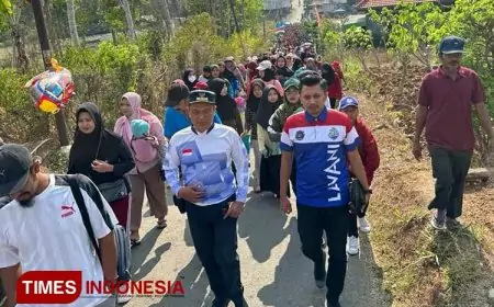 Jalan Sehat dan Donor Darah Cara Pemuda Pacitan Peringati Hari Sumpah Pemuda