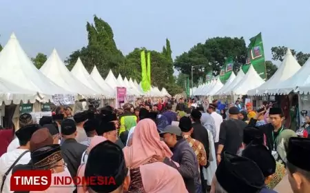 Bazar UMKM Produk Santri Semarakkan Peringatan HSN Kota Kediri