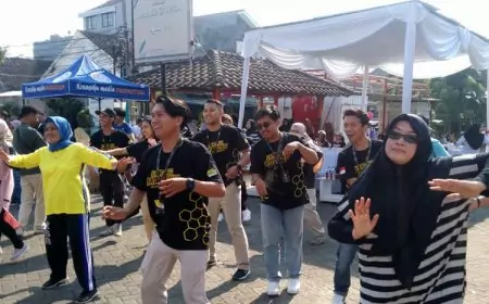 FOKBI Malang dan Sarang Maduku Gelar Senam Sehat