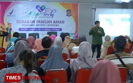PKL Kota Surabaya Mendapat Pelatihan Keamanan Pangan