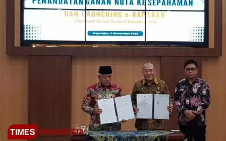 Bupati Malang Launching E&#45;Baperan, Layanan Inovasi Kolaborasi Dispendukcapil dan PN