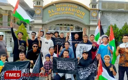 Bela Palestina, Ini Cara yang Dilakukan Pemuda Desa di Lombok Timur