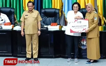 Banyuwangi Terima Dana Insentif Fiskal Kinerja Rp9,15 Miliar dari Kemenkeu RI