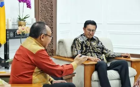 Bertemu Pj Gubernur NTB, Fadel Muhammad Harapkan Pemerintah Daerah Netral dalam Pemilu