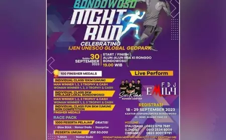 Acaranya Sebulan Lalu, Peserta Bondowoso Night Run Mengaku Belum Terima Kaos yang Dijanjikan