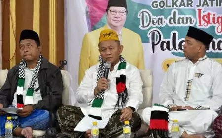 Golkar Jatim Ketuk Pintu Langit, Istighotsah untuk Palestina