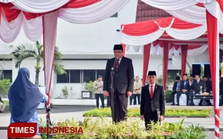 Pj Gubernur NTB Pimpin Upacara Peringatan Hari Pahlawan, Ini Pesannya
