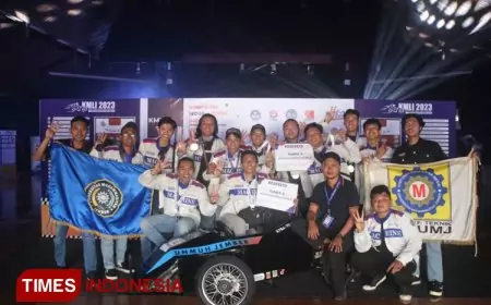 Membanggakan, Mahasiswa Unmuh Jember Raih Prestasi di Kompetisi Mobil Listrik Nasional