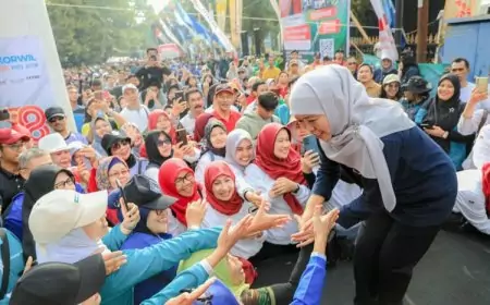 Titik Pamungkas HUT ke&#45;78 Jatim, Ribuan Masyarakat Berkumpul di Bakorwil Malang