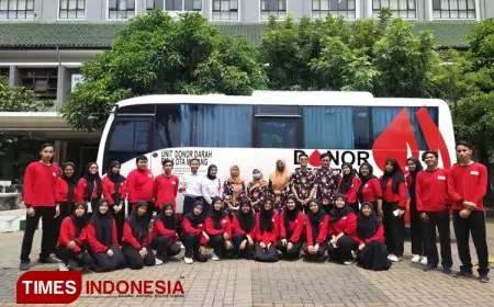 Peringati Hari Pahlawan, KSR&#45;PMI Unit Unisma Gelar Donor Darah Bersama UDD PMI Kota Malang