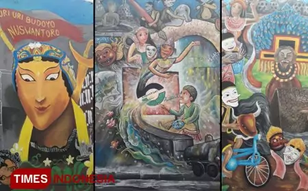 Kompetisi Mural Penuh Warna di Whiz Prime Hotel Malang