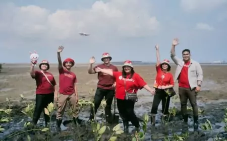 Akulaku Group Dukung Pelestarian Lingkungan dengan Menanam 1001 Mangrove di Bali